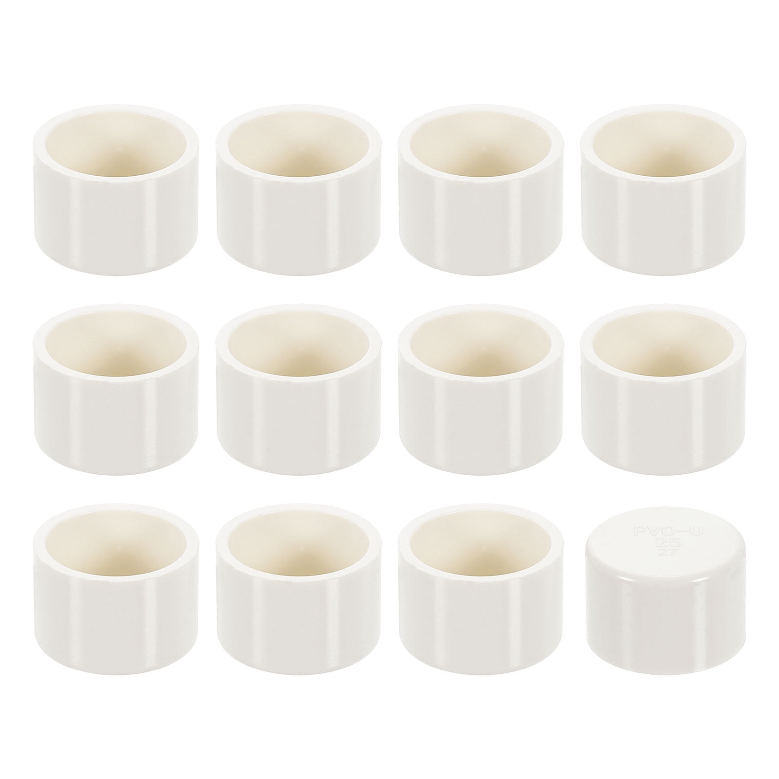 12Pack Pipe End Cap Fitting, 1
