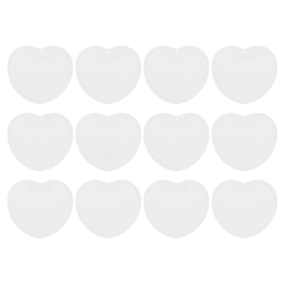 12Pack Urinal Screen Deodorizer, Anti-Splash Anti-Clogging Urinal Cakes, White