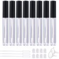 thumbnail image 1 of 12Packs 3ML Mini Empty Round Lip Gloss Tubes with Rubber Inserts and Wands Plastic Funnels and Droppers, 1 of 8