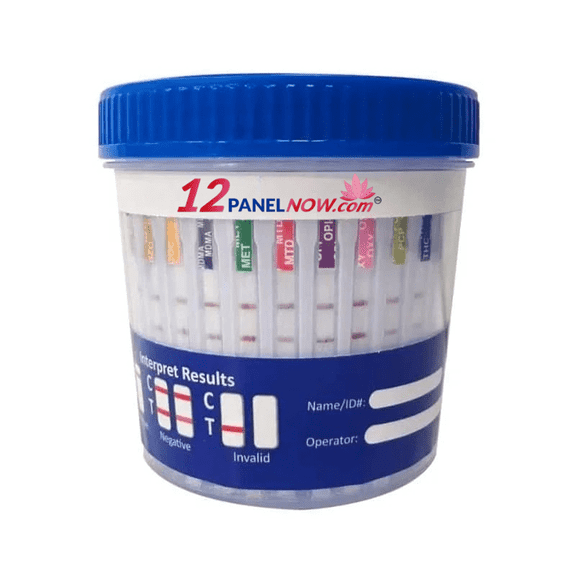 12PanelNow 10 Panel Urine Drug Test CLIA Waived , pack of 25| 90 ml ECONOMY Test Cup