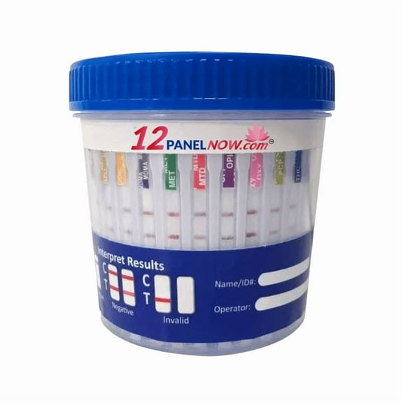 12PanelNow 12 Panel Urine Drug Test CLIA Waived , pack of 10| 90 ml ECONOMY Test Cup