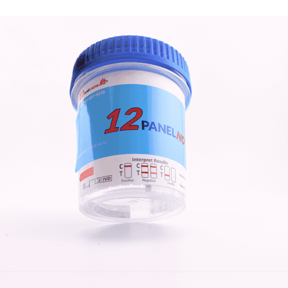 12PanelsNow 8 Panel Urine Drug Test CUP with PCP | CLIA Waived & For Professional Use - Pack of 10