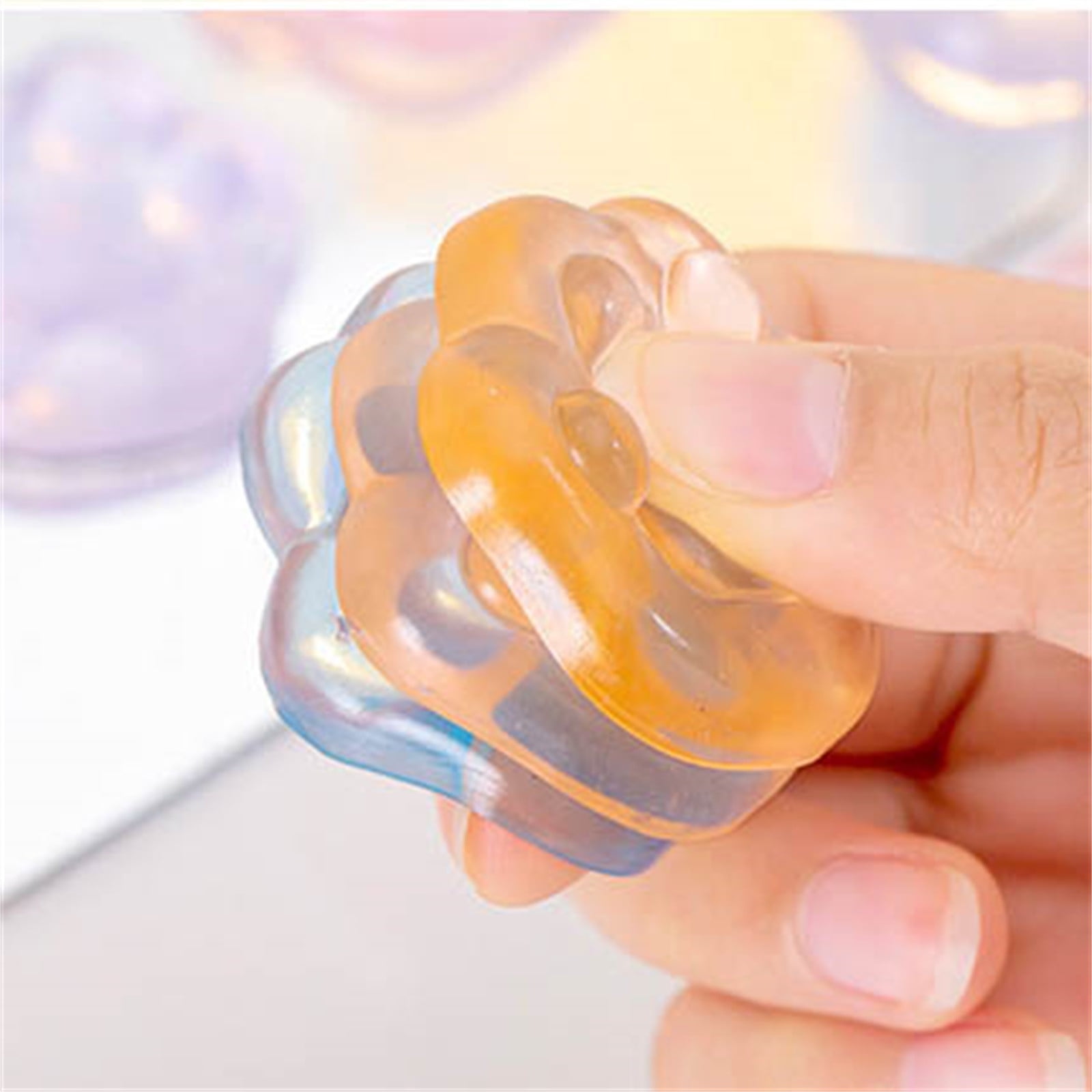 Photo inspiration: Quick Stress Relief For Cats Reference: 12Pc Cat Paw Squishy Toy Squishy Paw Cat Paw Squeeze