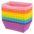 thumbnail image 1 of 12Pc Rectangular Jelly Mold Clearance! Cupcake Kitchen Cases 12Pc Liners Cake Baking Craft Cup Cake Mould, 1 of 3