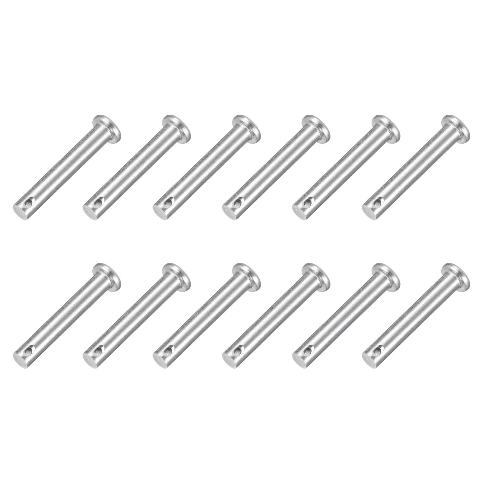 Lot De 8 Goupilles à Clavette M4x30 Mm En Acier Inoxydable 304 - Tête Plate - Uxcell