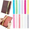 thumbnail image 1 of 12Pcs 12 Colors Polyamide Elastic Bands for Notebook Mixed Color 310~320mm 1pc/color, 1 of 5