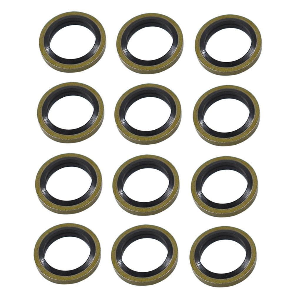 12Pcs 12mm 0.47" Seals Fuel Line Sealing Washer 3963983(12) for Cummins