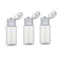 12Pcs 15ml/0.5oz BPA Free Empty Clear Plastic Bottle With Clear Flip