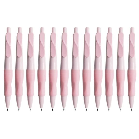 12Pcs 2.0MM Ergonomic Mechanical Pencil Built in Sharpener for Drawing Writing
