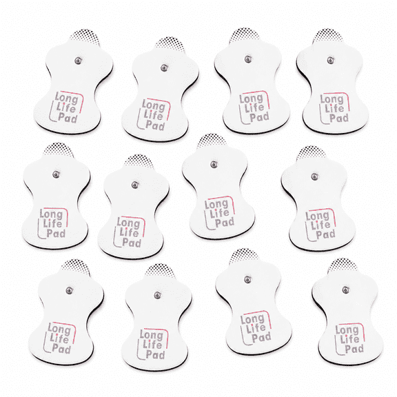 12Pcs 2.2 Mm Button Type Foam Electrode Patch Electrotherapy Long Life Pads Replacement Electrode Pads Self Reusable Massage Replacement Gel Pads Drill Bits & Accessories Home Decor