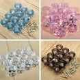 thumbnail image 1 of 12Pcs 25mm Crystal Glass Dresser Drawer Knobs Diamond Plated Shape Door Handle Pull Knobs Cabinet Furniture Handles Knobs, 1 of 12