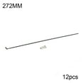 thumbnail image 1 of 12Pcs 260-296mm Stainless Steel Bicycle Bike MTB Wheel Nipple Spokes Accessories-272mm, 1 of 8