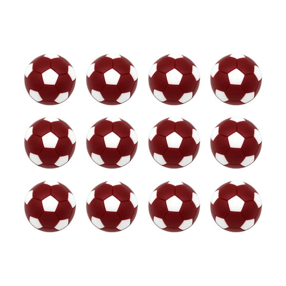 12Pcs 28mm Foosballs Table Game Replacement Balls Official Tabletop Game Balls Table Soccer Balls Football Machine Part