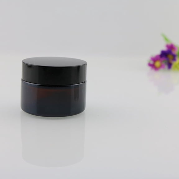 MOKKHNB Empty Bottles for Lotion Cosmetic Container Glass 12Pcs for Skincare Storage