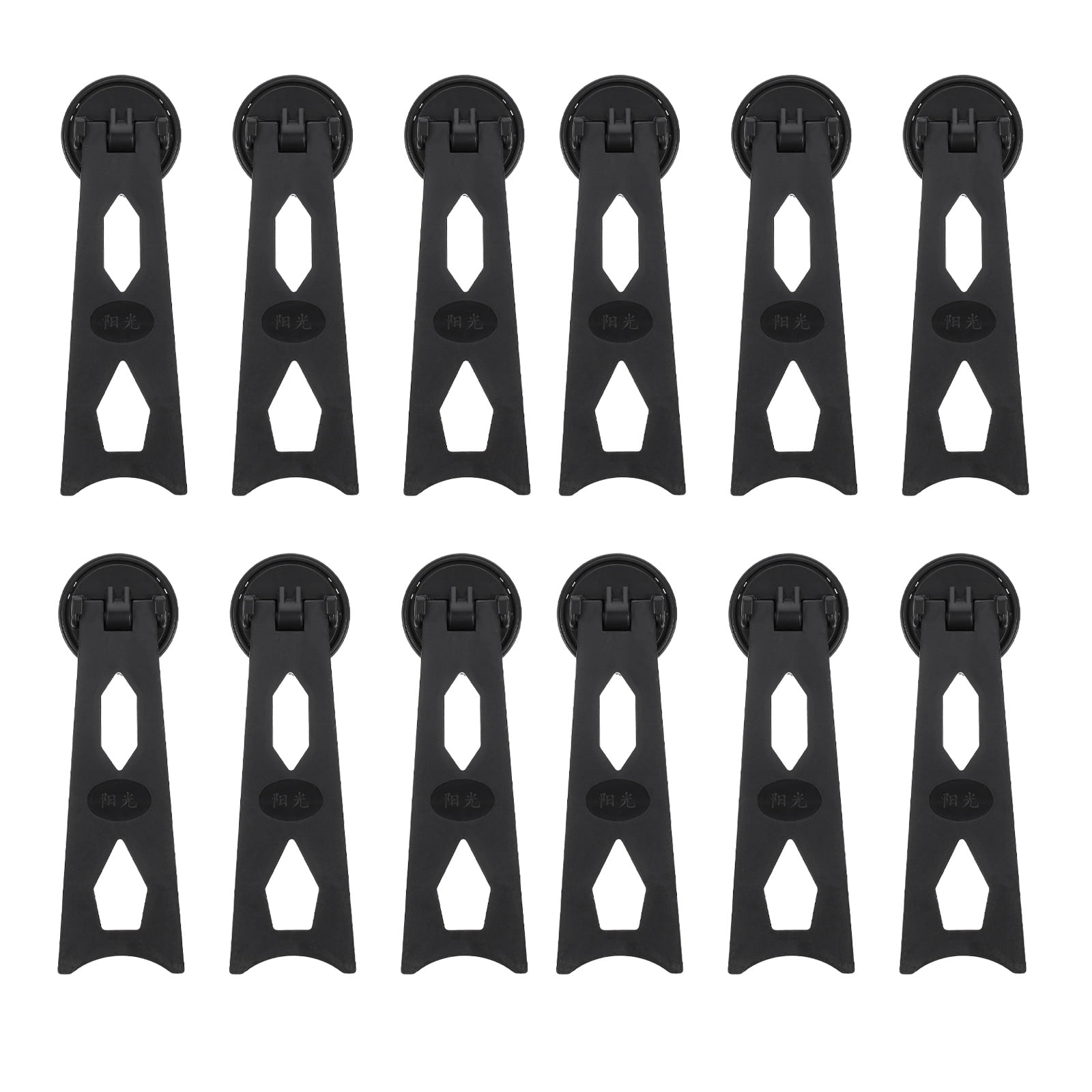 12Pcs 360 Degree Rotating Brackets Photo Frame Supports Photo Frame