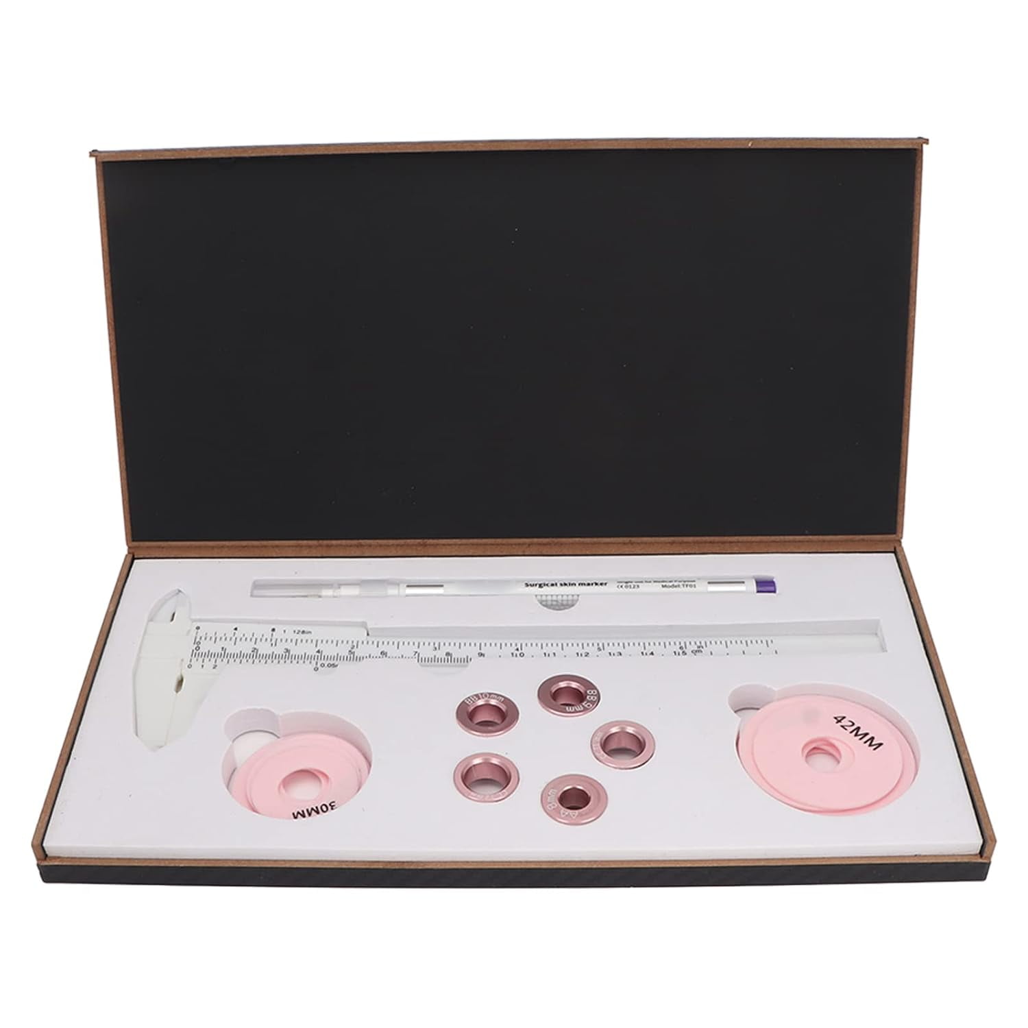 12Pcs 3D Nipple Areola Tattoo Sizing Set Areola Pigmentation Stencil