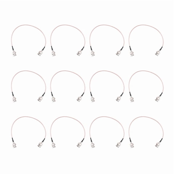 12Pcs 3G HD SDI Cable BNC Cable 30cm 75 Ohm for Cameras Video Equipment Supports HD-SDI 3G-SDI 4K 8K Video Cable,12 x BNC Cable