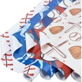 thumbnail image 1 of 12Pcs 4 Styles Baseball Gift Wrap Roll Sports Wrapping Paper Rolls 20 x 27 inch Baseball Bat Gloves Pattern DIY Craft Art Tissue Papers for Sports Party Decor Birthday Gift Packaging diy, 1 of 9