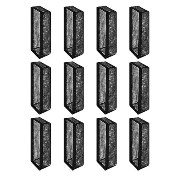 12Pcs 4 x 10 Inch Floor Register Vent Screen Trap Cover, Elastic Mesh Air Filter for Home Vents