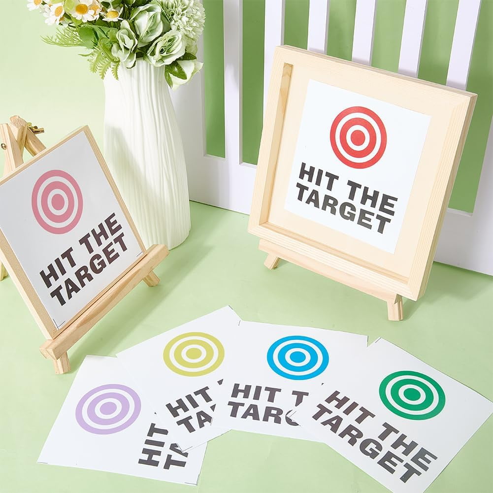 12Pcs 6 Colors Toilet Target Aiming Stickers Bullseye Target Sticks Hit ...