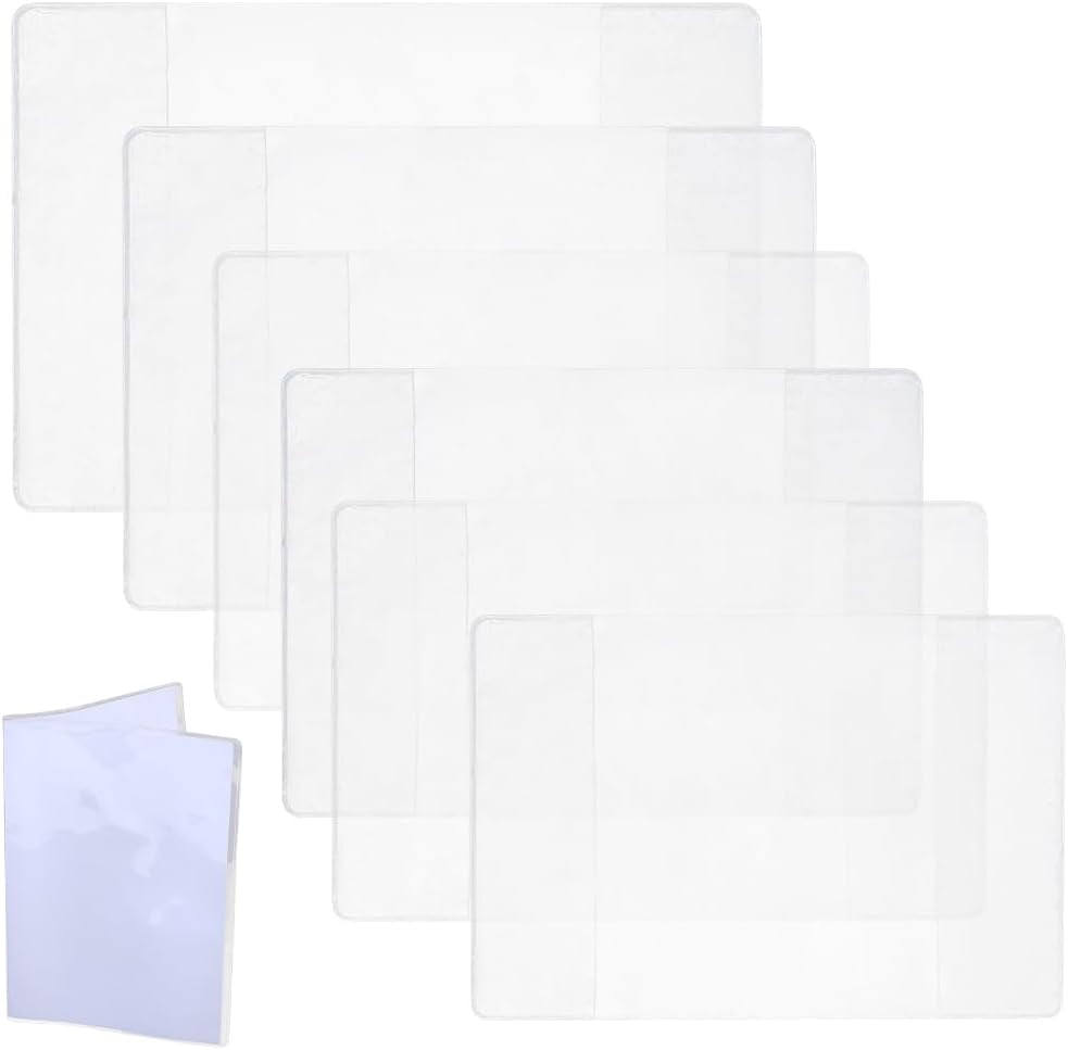 Clear PVC Book Covers, A4, 297(H) X 425mm(W) – Pack Of 100 - View #4