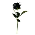 thumbnail image 1 of 12Pcs 7.8Inch Black Rose Artificial Flowers, Single Black Rose for Valentine's Day Mother's Day Home Decor Centerpieces Party Wedding Anniversary Decorations, 1 of 5