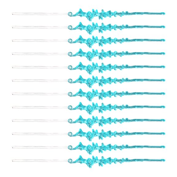 12Pcs Acrylic Ice Ornament Shatterproof Christmas Tree Decoration For Window Holiday Tree Decoration