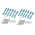 thumbnail image 1 of 12Pcs Adjustable Metal Linkage Pull Rod Front /Rear Link for A949 A959 A969 A979 K929 RC Car,Blue, 1 of 8