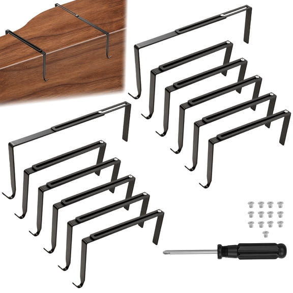 12Pcs Adjustable Outdoor String Light Hook No Drill Light String Metal Hook for Concrete Wall Cinder Block for Fence