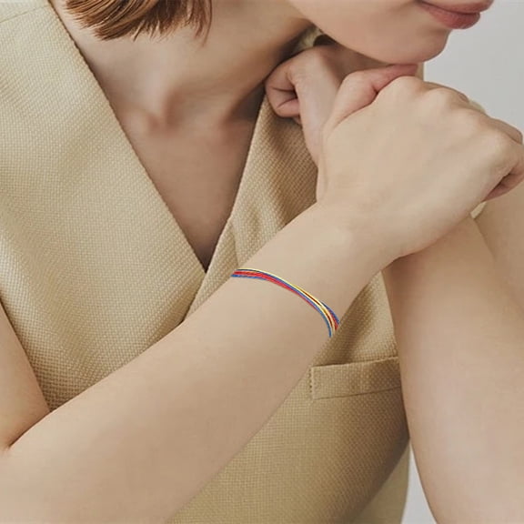 12Pcs Adjustable Wax Cord Bracelets Style Couple Bracelets Mixed Color String Rope Jewelry for Women Birthday Festival Elegant Gifts Personalized Jewelry 0.2~0.3cm DIY