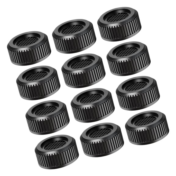 12Pcs Anti-Slip Washing Machine Feet Pads, Stackable Refrigerator Base Stabilizer for Noise Reduction & Floor