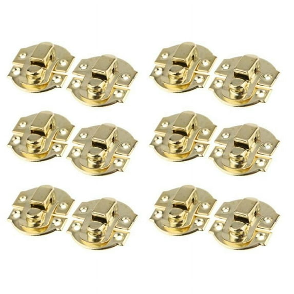 12Pcs Antique Buckle Alloy Wooden Box Lock Craft Hardware