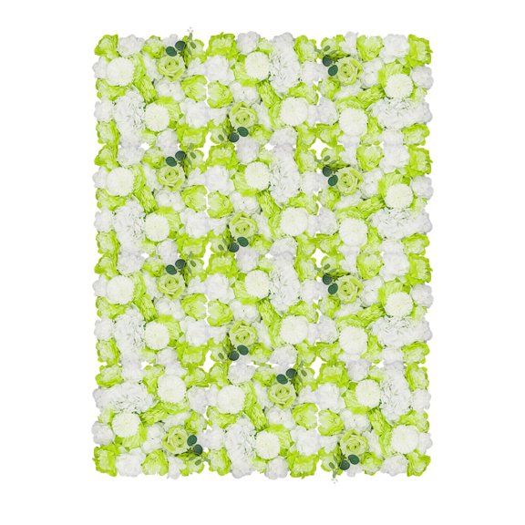 12Pcs Artificial Flower Wall Panel Wedding Party Venue Background Decor 38*38cm