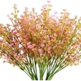 thumbnail image 1 of 12Pcs Artificial Flowers for Outdoor Artificial Babybreath Fake Flowers Bulk Faux Plants Flower Bouquets Branches for Home Table Window Box Outdoor Decor（Pink ), 1 of 7