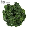 12Pcs Artificial Hanging Plants Long Green Grape Creeper Green Basket