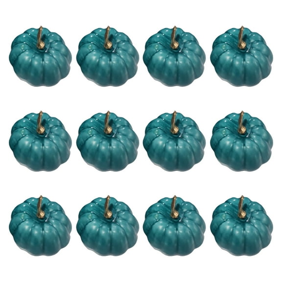 12Pcs Artificial Pumpkins Lightweight Durable Foam Pumpkins for Fall Wedding Thanksgiving Halloween Decor