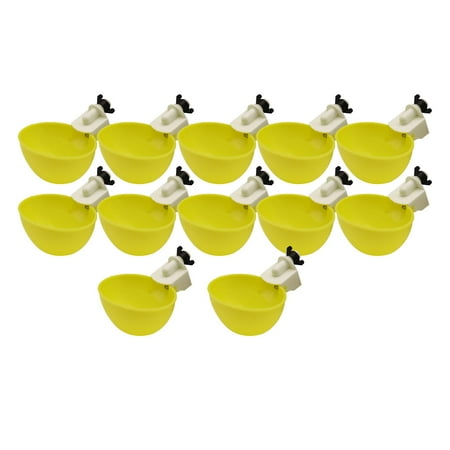12Pcs Automatic Chicken Waterer Farm for Ducks Poultry