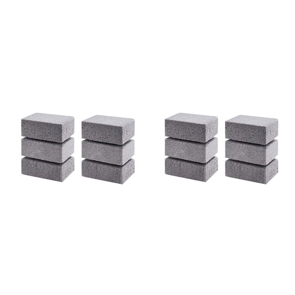 12Pcs BBQ Grill Clean Brick Block Barbecue Cleaning Stone BBQ Racks Stains Grease Cleaner Gadgets Kitchen BBQ Tools
