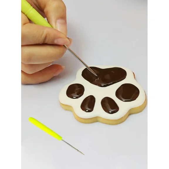 12Pcs Baking Decorating Needles - Cookie Carving Tools For Diy Baking - New