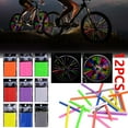 thumbnail image 1 of 12Pcs Bicycle Wheel Spoke Reflectors, 360° Reflective Visibility Boost For Cycling Safety, Easy Snap-In Installation On Standard Spokes Fits 8-Inch Toddler To 24-Inch Bikes, 1 of 3