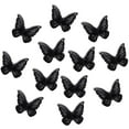 thumbnail image 1 of 12Pcs Black Butterfly Hair Clips, Cute Lace Embroidery Flower Butterfly Hair Bow for Women Girls Fairy Butterfly Hair Pins Hair Accessories Halloween Christmas Party Decor (Black), 1 of 14