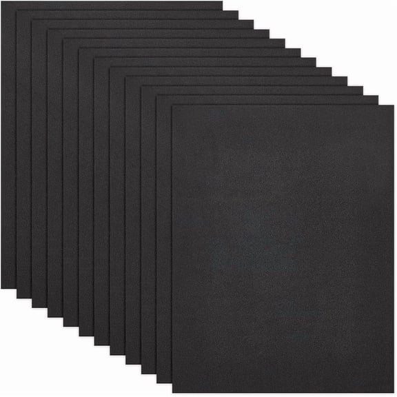 12Pcs Black EVA Foam Insole 12 9 Inches 3mm Thick Rectangle Eva Foam Sheets Eva Foam Padding Sheets for Insole Making
