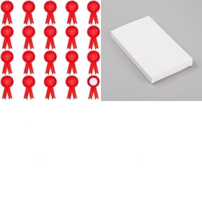 12Pcs Blank Award Ribbon Button Pin Red Brooch Winner Victory Ribbons Rosette Ribbon Grand Prize for DIY Classroom Party Accessory Competition Sports