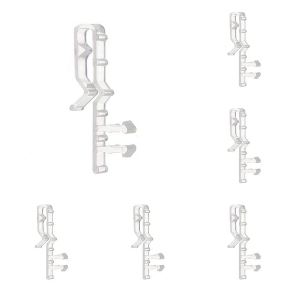 12Pcs Blind Clips, Blind Window Clips Plastic Retainer Clips Hidden Clips Window for Window Blinds,Curtain Positioning Clip,Curtain Clip