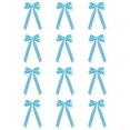 thumbnail image 1 of 12Pcs Blue Velvet Bows, Cool‑Toned Blue‑Theme Velvet Ribbon Bows, Bows for Christmas Tree, Hanukkah Home Accent, Ribbon Bows for Christmas Tree for Wreath Gift Xmas Decorations, 1 of 7