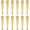thumbnail image 1 of 12Pcs Brass End Caps Cone Golden 33x7mm Inner Diameter: 6mm, 1 of 7
