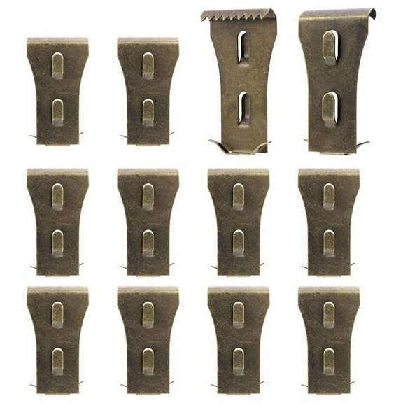 12Pcs Brick Clips for Hanging Outdoors, or Hangers Outdoor Wreaths