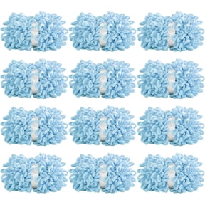 12Pcs Bulky Loop Yarn for Finger Knitting Soft,Off The Hook Loop Yarn,No-Needle Craft Chenille Yarn for Crocheting, Hand-Knitting Yarn (9.8 yds,3.5 oz Each Skein)