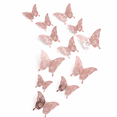 thumbnail image 1 of 12Pcs Butterfly Decorations,3 Sizes 3D Butterfly Removable Stickers Wall Decor Butterfly for Kids Bedroom Bathroom Living Room Birthday, 1 of 5