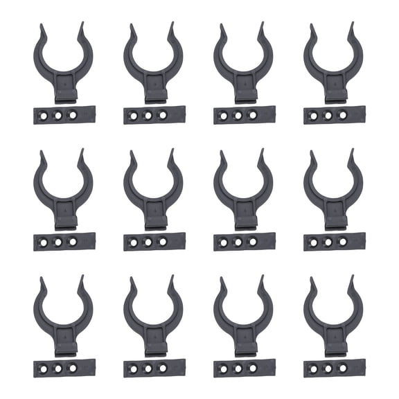 12Pcs Cabinet Plinths Fixing Clip Plastic Holder Kitchen Kick Board Skirting Clip for 28-32 mm Kitchen Feet Enduring
